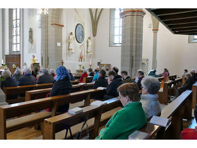 Festgottesdienst für die Kommunionjubilare an Ostermontag (Foto: Karl-Franz Thiede)